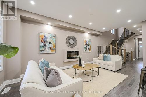 60 Spinland Street, Caledon, ON - Indoor With Fireplace
