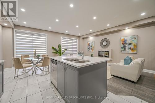 60 Spinland Street, Caledon, ON - Indoor Photo Showing Kitchen With Double Sink