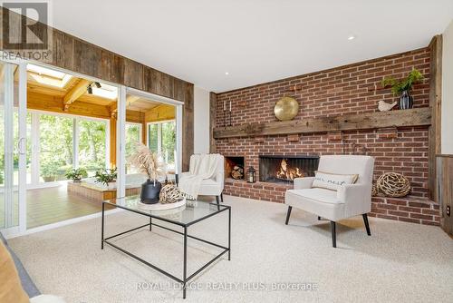 12284 Eighth Line, Halton Hills, ON - Indoor With Fireplace