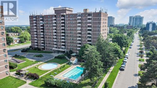 805 - 1615 Bloor Street, Mississauga, ON - Outdoor With In Ground Pool With View