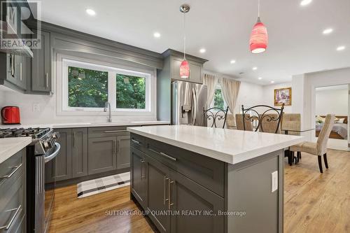 208 Glen Oak Drive, Oakville, ON - Indoor Photo Showing Kitchen With Upgraded Kitchen