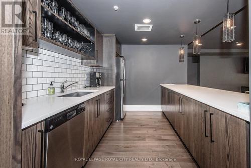 201 - 53 Arthur Street S, Guelph, ON - Indoor Photo Showing Kitchen With Stainless Steel Kitchen With Upgraded Kitchen