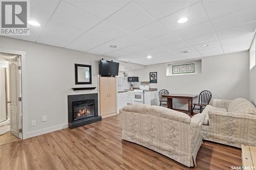 1318 Empress Avenue, Saskatoon, SK - Indoor With Fireplace