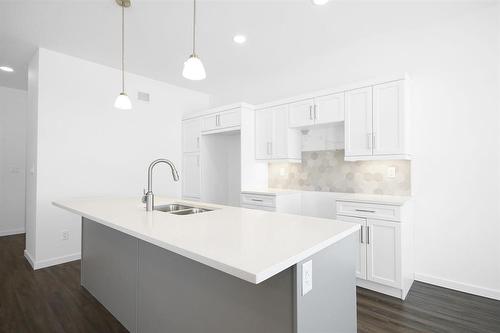 151 Grey Heron Drive, Winnipeg, MB - Indoor Photo Showing Kitchen With Double Sink With Upgraded Kitchen