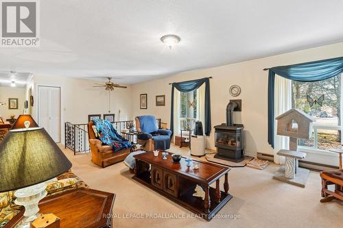 374 Scuttlehole Road, Belleville, ON - Indoor Photo Showing Living Room With Fireplace