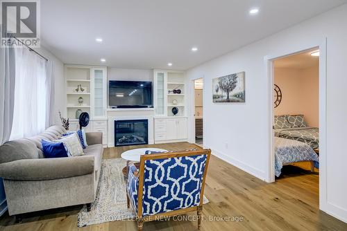 202 Mckee Avenue, Toronto, ON - Indoor Photo Showing Living Room With Fireplace