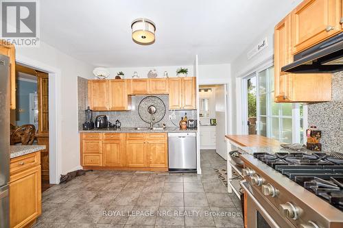 115 Elmwood Avenue, Fort Erie, ON - Indoor Photo Showing Kitchen With Double Sink