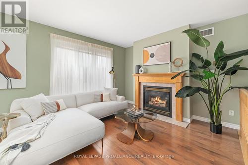 27 Stone Bridge Court, Belleville, ON - Indoor Photo Showing Living Room With Fireplace