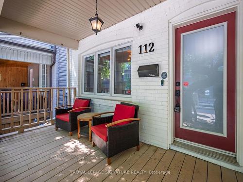 112 Booth Ave, Toronto, ON - Outdoor With Deck Patio Veranda With Exterior