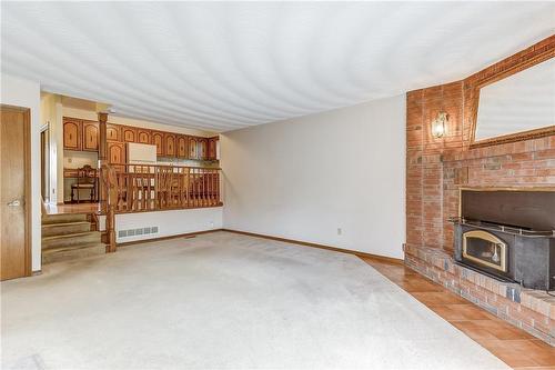 80 Green Road, Hamilton, ON - Indoor With Fireplace