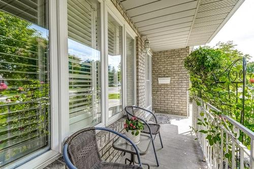 110 Fairington Crescent, Hamilton, ON - Outdoor With Deck Patio Veranda With Exterior