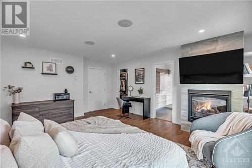 231 Daniel Avenue, Ottawa, ON - Indoor Photo Showing Bedroom With Fireplace