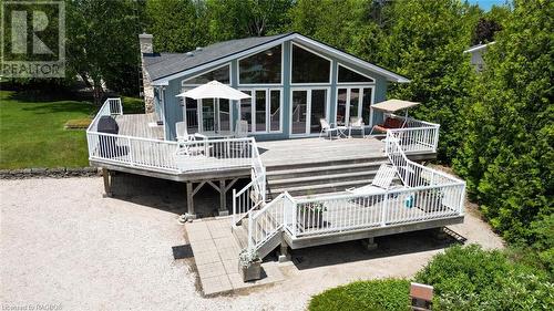 123 Pine Tree Harbour Road, Northern Bruce Peninsula, ON - Outdoor With Deck Patio Veranda