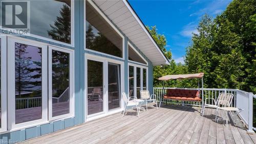 123 Pine Tree Harbour Road, Northern Bruce Peninsula, ON - Outdoor With Deck Patio Veranda With Exterior