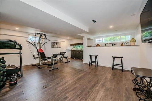 134 Stirling Street, Caledonia, ON - Indoor Photo Showing Gym Room