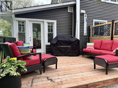 201 Crawford St, Timmins, ON - Outdoor With Deck Patio Veranda With Exterior