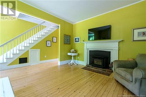 4636 127 Route, Chamcook, NB - Indoor Photo Showing Living Room With Fireplace