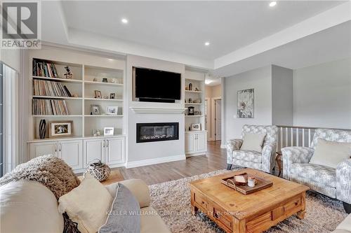 285794 Airport Road, Norwich, ON - Indoor Photo Showing Living Room With Fireplace