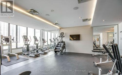 2910 - 4011 Brickstone Mews, Mississauga, ON - Indoor Photo Showing Gym Room