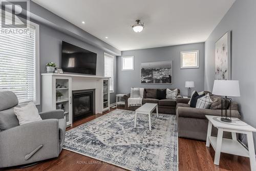 2309 Falling Green Drive, Oakville, ON - Indoor Photo Showing Living Room With Fireplace