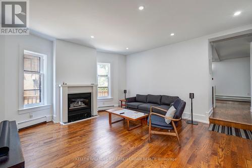 42 High Park Boulevard, Toronto, ON - Indoor Photo Showing Living Room With Fireplace