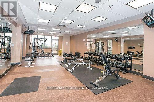 2208 - 4090 Living Arts Drive, Mississauga, ON - Indoor Photo Showing Gym Room