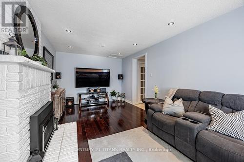 52 Blacktoft Drive, Toronto, ON - Indoor Photo Showing Living Room With Fireplace