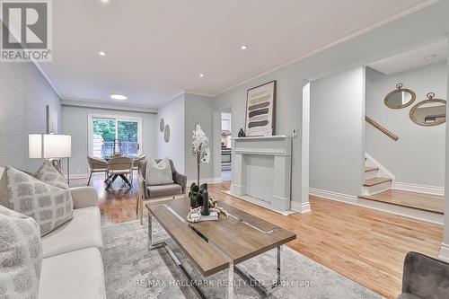 261 Zelda Crescent, Richmond Hill, ON - Indoor Photo Showing Living Room With Fireplace