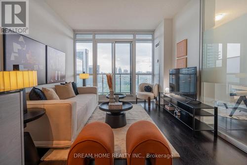 2017 - 121 Mcmahon Drive, Toronto, ON - Indoor Photo Showing Living Room