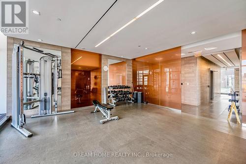 2017 - 121 Mcmahon Drive, Toronto, ON - Indoor Photo Showing Gym Room