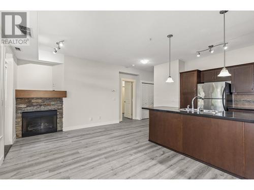 3521 Carrington Road Unit# 107, West Kelowna, BC - Indoor With Fireplace