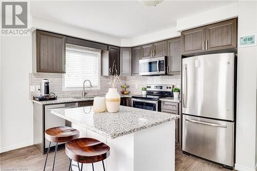 58 Meadowridge Street, Kitchener, ON - Indoor Photo Showing Kitchen With Stainless Steel Kitchen With Upgraded Kitchen