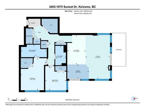 2403-1075 Sunset Drive, Kelowna, BC 