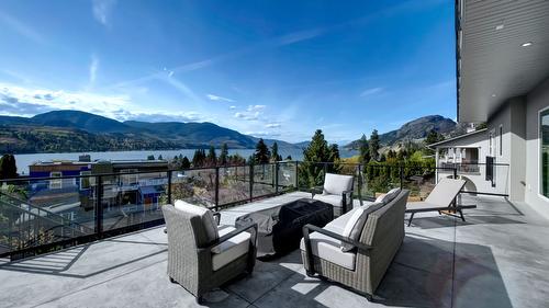 110 Eastside Road, Okanagan Falls, BC - Outdoor With Deck Patio Veranda With View