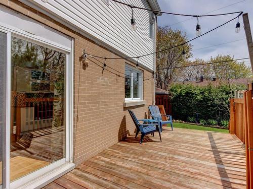 Backyard - 1333 Rue Palardy, Saint-Bruno-De-Montarville, QC - Outdoor With Deck Patio Veranda With Exterior