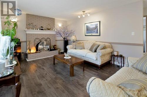 3788 Highland Drive, Prince George, BC - Indoor Photo Showing Living Room With Fireplace