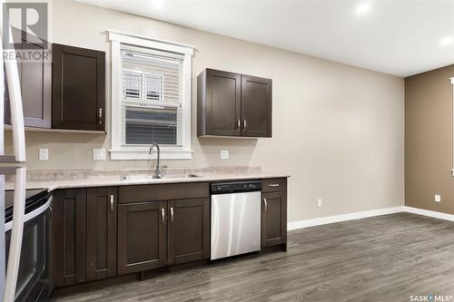 2074 Pasqua Street, Regina, SK - Indoor Photo Showing Kitchen With Double Sink