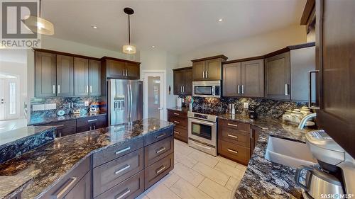 12119 Wascana Heights, Regina, SK - Indoor Photo Showing Kitchen With Upgraded Kitchen