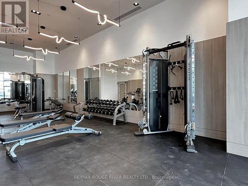 2806 - 1455 Celebration Drive, Pickering, ON - Indoor Photo Showing Gym Room