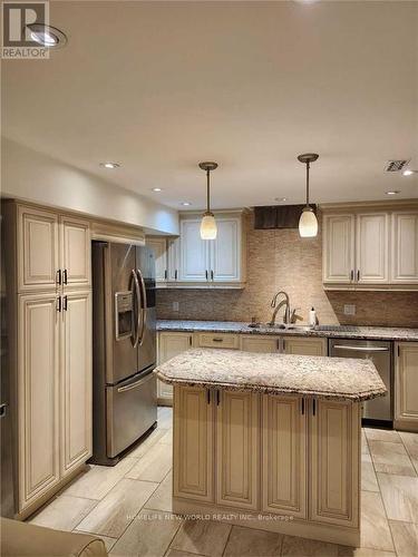 #Bsmt - 79 Ampezzo Avenue, Vaughan, ON - Indoor Photo Showing Kitchen With Double Sink