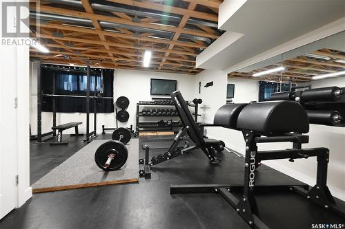 2045 Nicholson Road, Estevan, SK - Indoor Photo Showing Gym Room