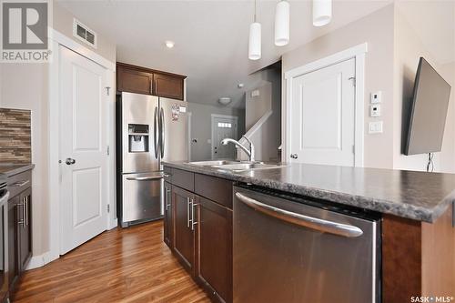 2045 Nicholson Road, Estevan, SK - Indoor Photo Showing Kitchen With Stainless Steel Kitchen With Double Sink With Upgraded Kitchen