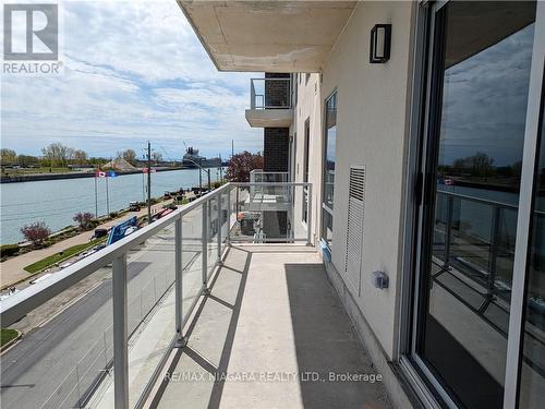308 - 118 West Street, Port Colborne, ON - Outdoor With Body Of Water With Balcony With View With Exterior