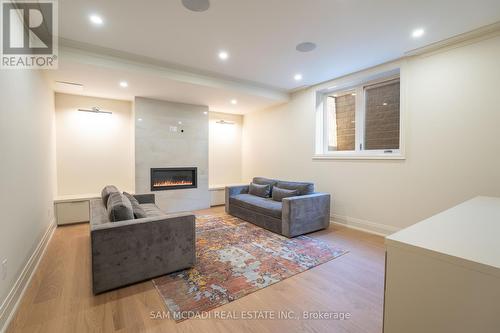 1254 Bramblewood Lane, Mississauga, ON - Indoor With Fireplace