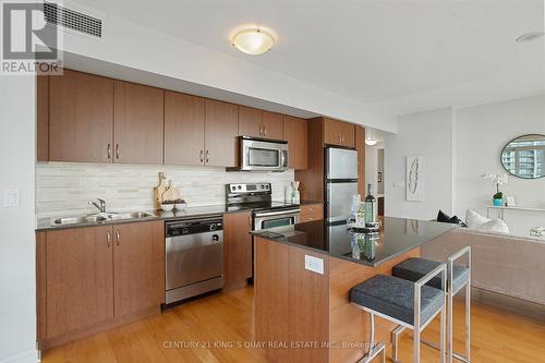 2904 - 2240 Lake Shore Boulevard, Toronto, ON - Indoor Photo Showing Kitchen With Double Sink