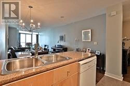 2706 - 361 Front Street W, Toronto, ON - Indoor Photo Showing Kitchen With Double Sink