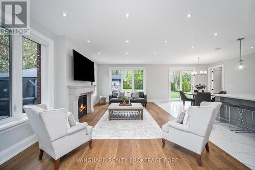 153 Hambly Avenue, King, ON - Indoor Photo Showing Living Room With Fireplace