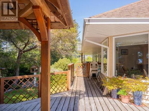 5832 Gillies Bay Rd Road, Texada Island, BC - Outdoor With Deck Patio Veranda With Exterior