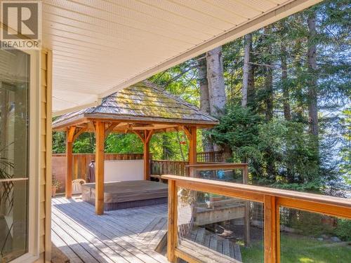 5832 Gillies Bay Rd Road, Texada Island, BC - Outdoor With Deck Patio Veranda