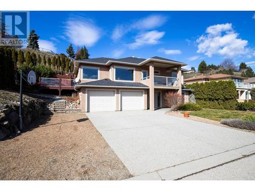 8308 Stoneridge Drive, Coldstream, BC - Outdoor With Balcony With Facade